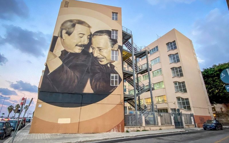 Graffiti Falcone E Borsellino investing in sicily mafia